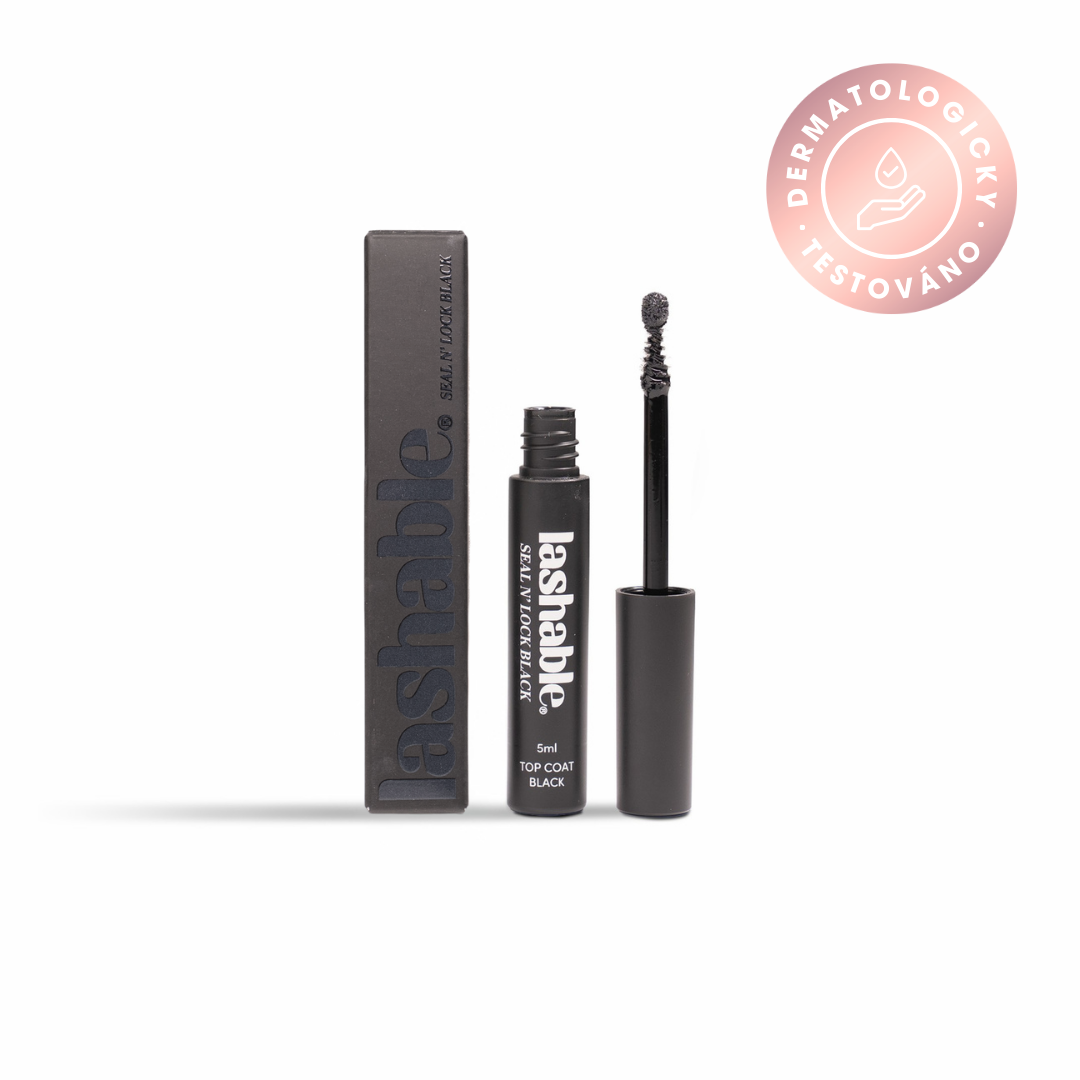 Lashable SEAL N' LOCK černý top coat - Lashable