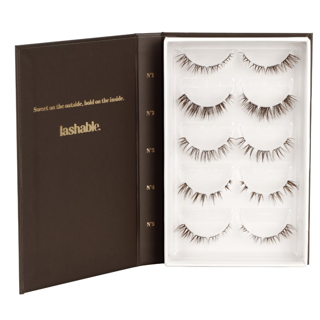 Lashable CHOCO NOIRE - hnědé řasy - Lashable