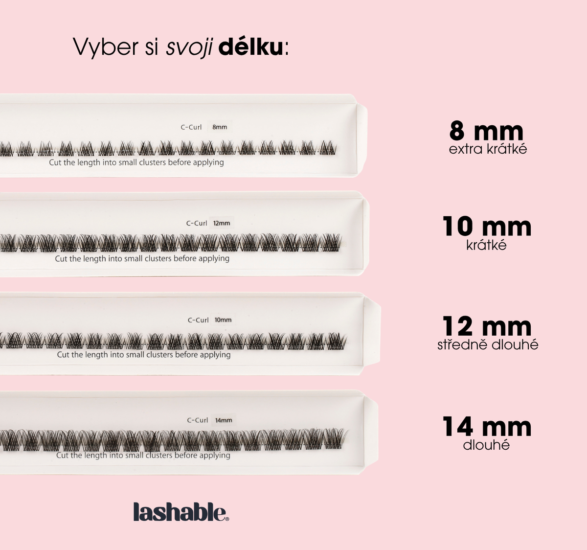 Lashable LASH BAND Vol. 1 – řasové pásky - Lashable